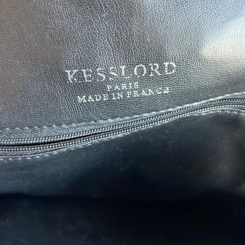 Kesslord Black vintage leather back pack